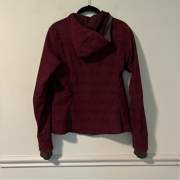 Columbia Plume Purple Side-Zip Fleece Windbreaker Hooded Jacket Size Medium - Picture 7 of 14